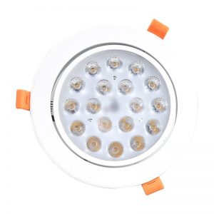 Spot Aplique Led 18W CALIDA Embutir Techo Aro Blanco