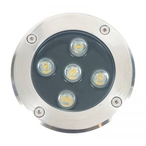 Aplique Piso 5w FRIA Embutir Foco Led