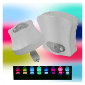 Luz Led Rgb Con Sensor De Movimiento Inodoro Water Colores