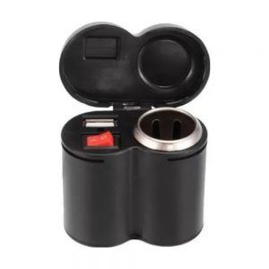 Adaptador A Toma 12 V Encendedor Y Usb 5 V Para Moto Unive.
