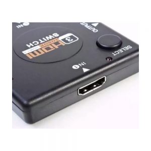 Adaptador Divisor Switch Hdmi Hub Full Hd, 3 Puertos Y 1 Salida