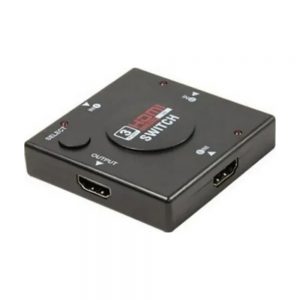 ADAPTADOR HDMI 3 entradas / 1 salida con boton selector 1080