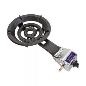 Anafe Quemador Gas 1 Hornalla Alto Rendimiento Hierro Negro