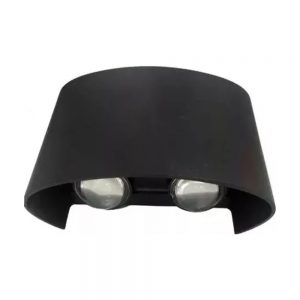 Aplique Bidireccional Exterior Jardín Led Integrado 4x2w