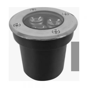 Aplique Piso 3W FRIA Embutir Foco Led
