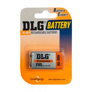 Bateria 9V recragable 200mha