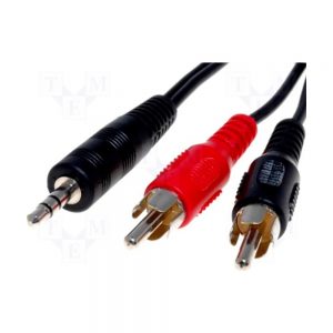 Cable 3mts spica estero - 2 plug RCA