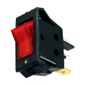 Llave Plastica 3 P Roja 12V 10A