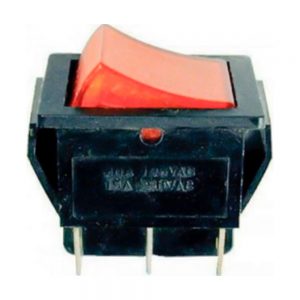 Llave Plastica On-Off-On 6 P C/Luz 220V 15A