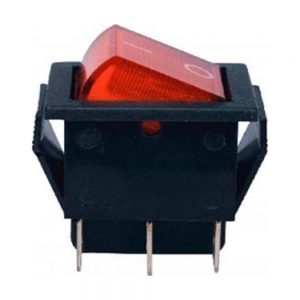 Llave tecla On-Off 6 P C/Luz 220V 15amp