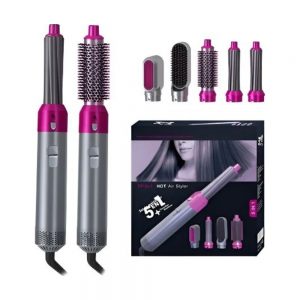 Modelador Secador Cepillo 5 En 1 Alisador Rizador Anti Frizz