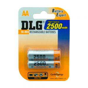 Pila AA recargable 2500mah ( blister 2)