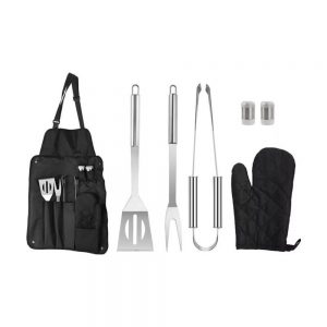 Set Parrillero 6 Piezas Estuche/delantal